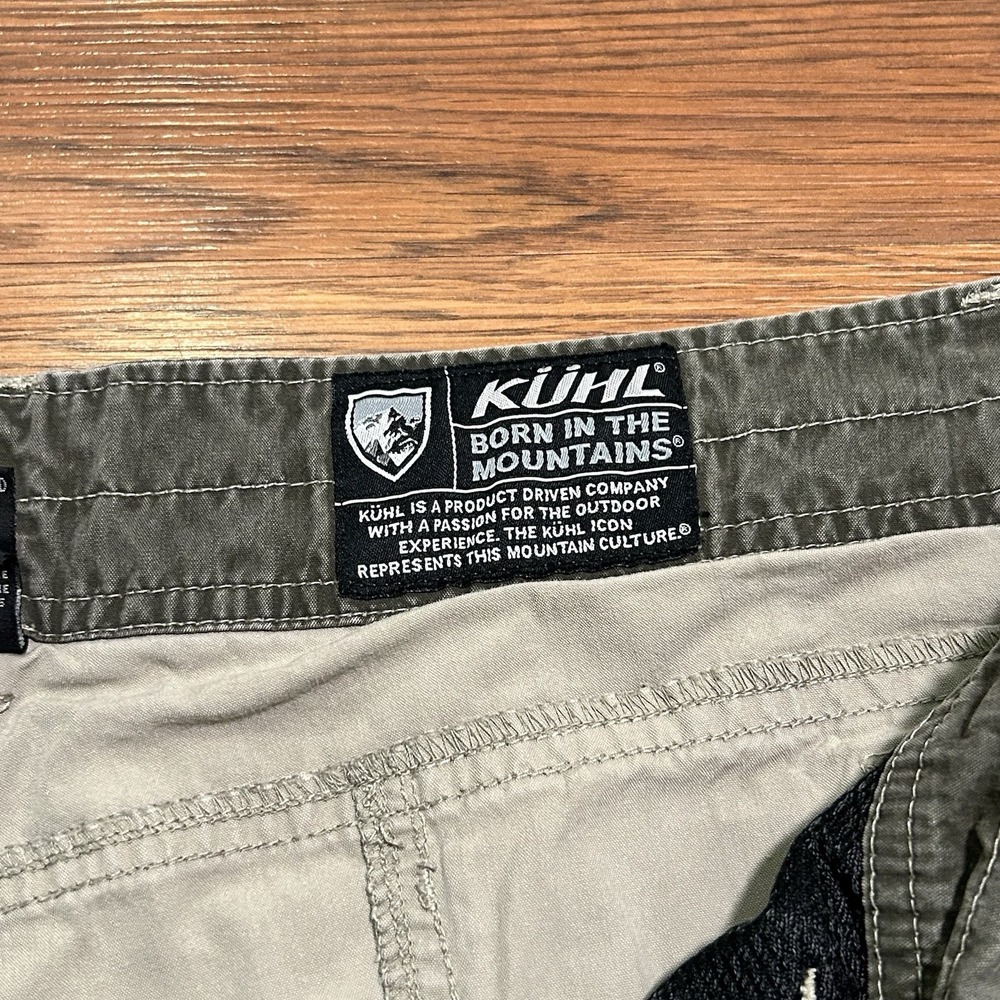 KUHL Ramblr Shorts Vintage Patina Dye Men's Size 40 Brown Cotton Nylon Hiking - Picture 7 of 11